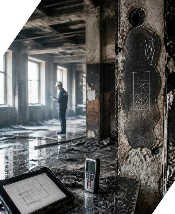 Обследование зданий после пожара в Жигулёвске от 15179 р. | ЭкспертизаРоссия