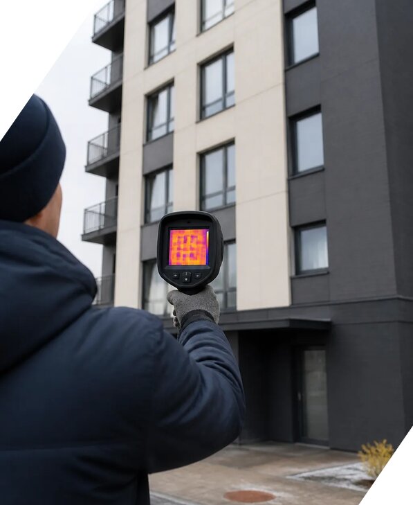 Тепловизионное обследование зданий в Жигулёвске от 5060 р. | ЭкспертизаРоссия